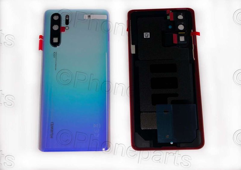 Carcasa Trasera Tapa Batería con Lente de Cámara y Flash Huawei P30 PRO VOG-L09 VOG-L29 Purple (Blanco Azul) Breathing Crystal