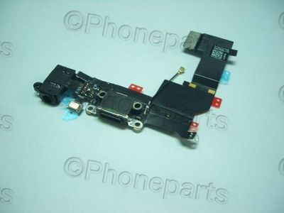 Cable Flex Carga Apple iPhone 5S Negro