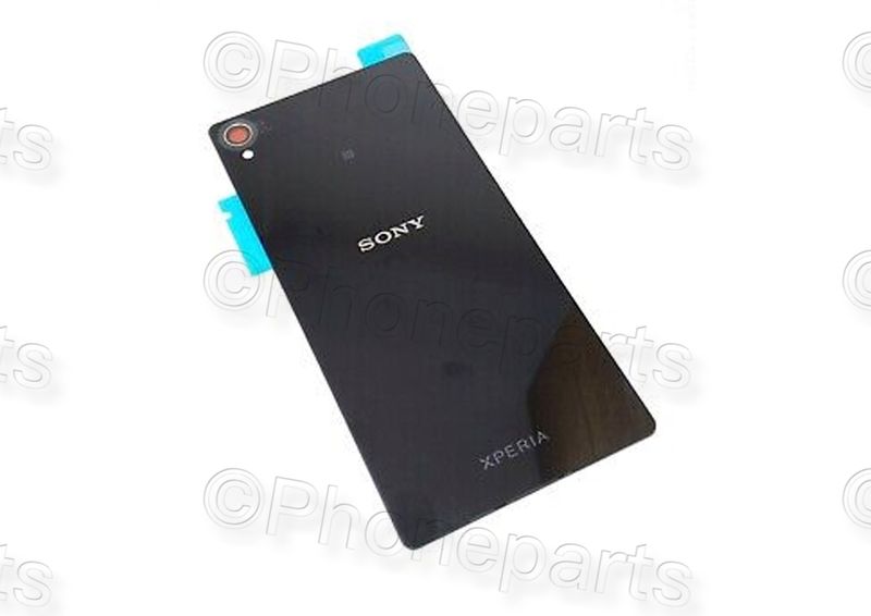 Tapa Batería Original con Pegatina Doble Cara Sony Xperia Z3 Dual D6683 Negra