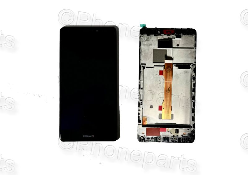 Pantalla Completa Huawei Mate S Negra con Marco
