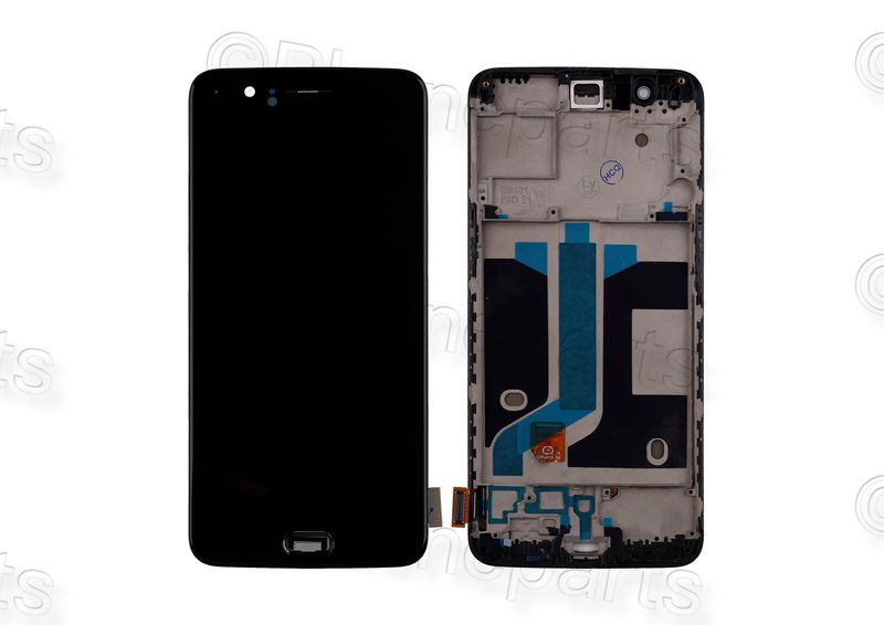 Pantalla Completa OnePlus5 Negro con Marco