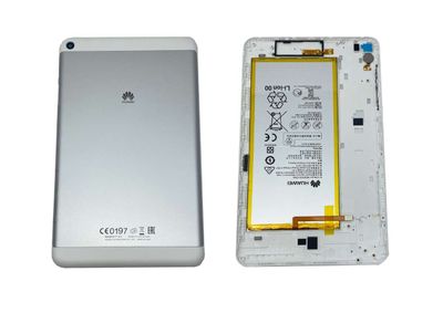Carcasa Trasera Tapa Batería + Batería Huawei MediaPad T1 8.0 Plata