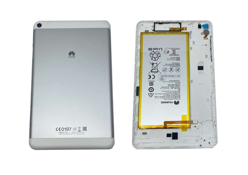 Carcasa Trasera Tapa Batería + Batería Huawei MediaPad T1 8.0 Plata
