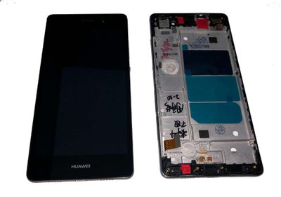 Pantalla Completa Original Huawei P8 Lite Negro con Marco