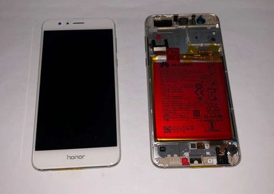 Pantalla Completa + Batería Honor8 Blanco con Marco