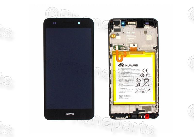 Pantalla Completa + Batería Huawei Y6 II Negro con Marco
