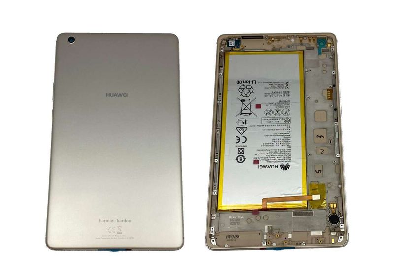Carcasa Trasera Tapa Batería + Batería Huawei MediaPad M3 Lite CPN-L09 8" Dorado (Harman / Kardon)