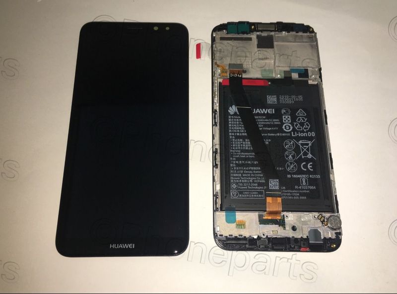 Pantalla Completa + Batería Huawei Mate10 Lite Negro con Marco
