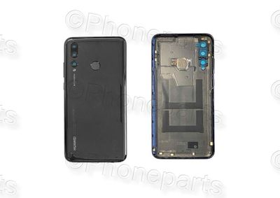 Carcasa Trasera Tapa Batería Huawei Mate10 Lite RNE-L01 / RNE-L21 con Lente de Cámara y Huella Negro