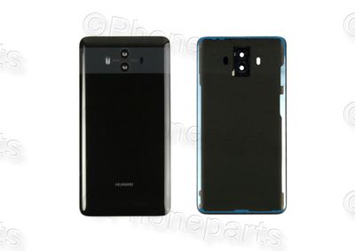 Tapa Batería Huawei Mate10 con Lente de Cámara y Flash Negro