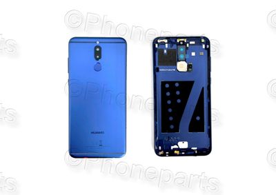 Carcasa Trasera Tapa Batería Huawei Mate10 Lite RNE-L01 / RNE-L21 con Lente de Cámara y Huella Azul