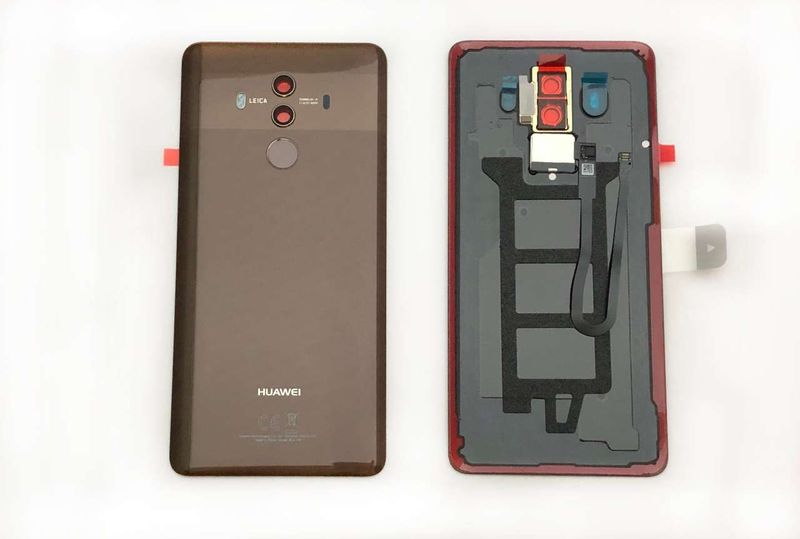 Tapa Batería Huawei Mate10 PRO con Lente de Cámara y Flex Huella Marrón