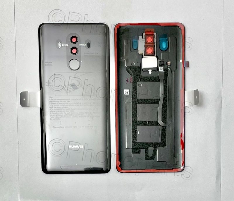 Tapa Batería Huawei Mate10 PRO con Lente de Cámara y Flex Huella Negro