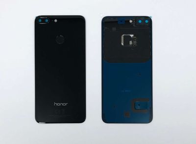 Tapa Batería con Lente de Cámara y Flex Huella Huawei Honor9 Lite LLD-L31A Negro