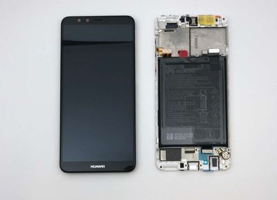 Pantalla Completa + Batería Huawei Y9 2018 Negro con Marco