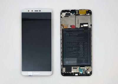 Pantalla Completa + Batería Huawei Y9 2018 Blanco con Marco