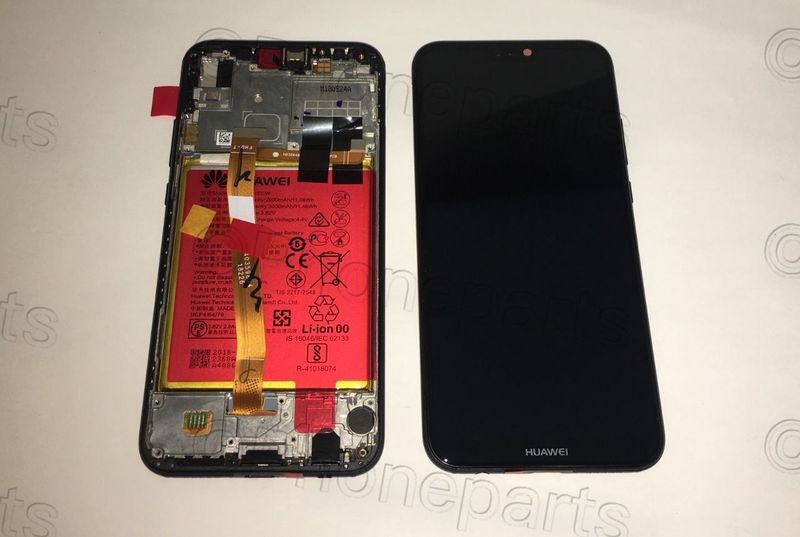 Pantalla Completa + Batería Huawei P20 Lite Negro con Marco
