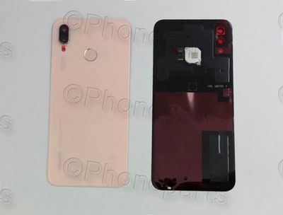 Tapa Batería Original Huawei P20 Lite / Nova 3E con Lente de Cámara y Sensor Huella Rosa (VQY)