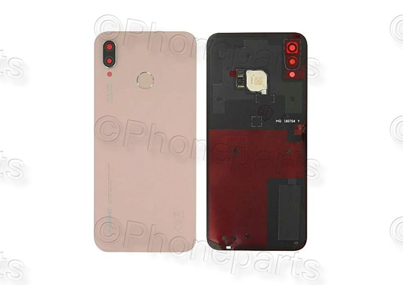 Tapa Batería Original Huawei P20 con Lente de Cámara y Flash Rosa (WKW)