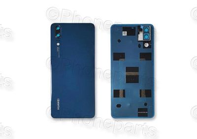 Tapa Batería Original Huawei P20 Azul con Lente de Cámara y Flash
