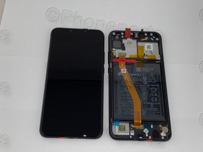 Pantalla Completa Huawei PSmart Plus + Negro con Marco