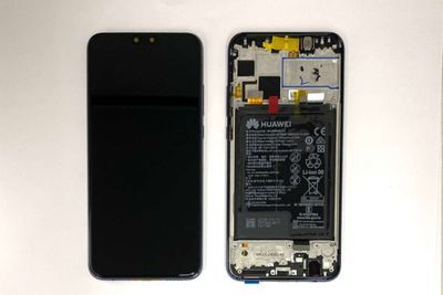 Pantalla Completa + Batería Huawei Y9 2019 Negro con Marco