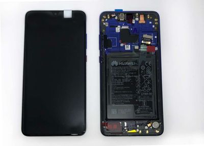 Pantalla Completa + Batería Huawei Mate20 HMA-L09, HMA-L29 Twilight (Violeta)