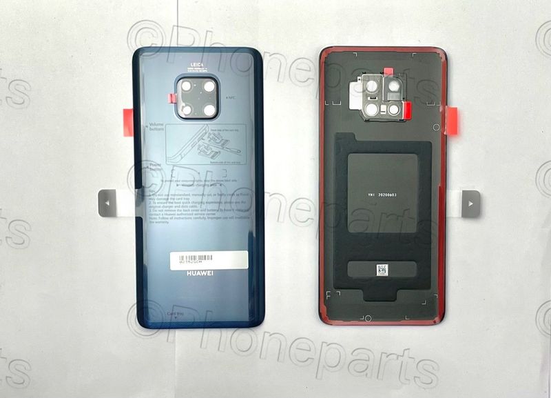 Tapa Batería Original Huawei Mate20 PRO con Lente de Cámara y Flash Azul
