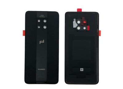 Carcasa Trasera Tapa Batería Huawei Mate20 PRO Negron con Lente de Cámara Porche Design