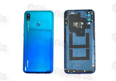Carcasa Trasera Tapa Bateria Huawei PSmart 2019 POT-LX1Azul con Sensor Huella