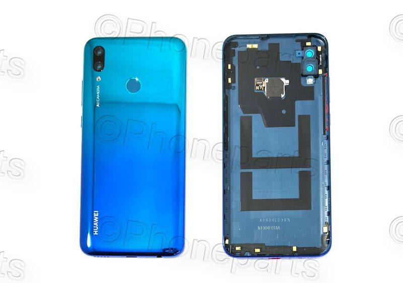 Carcasa Trasera Tapa Bateria Huawei PSmart 2019 POT-LX1Azul con Sensor Huella