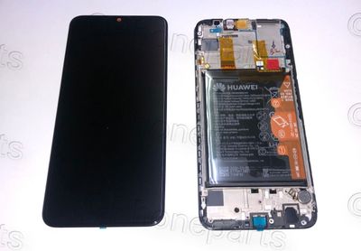 Pantalla Completa + Batería Huawei P Smart 2019 Negro Con Marco
