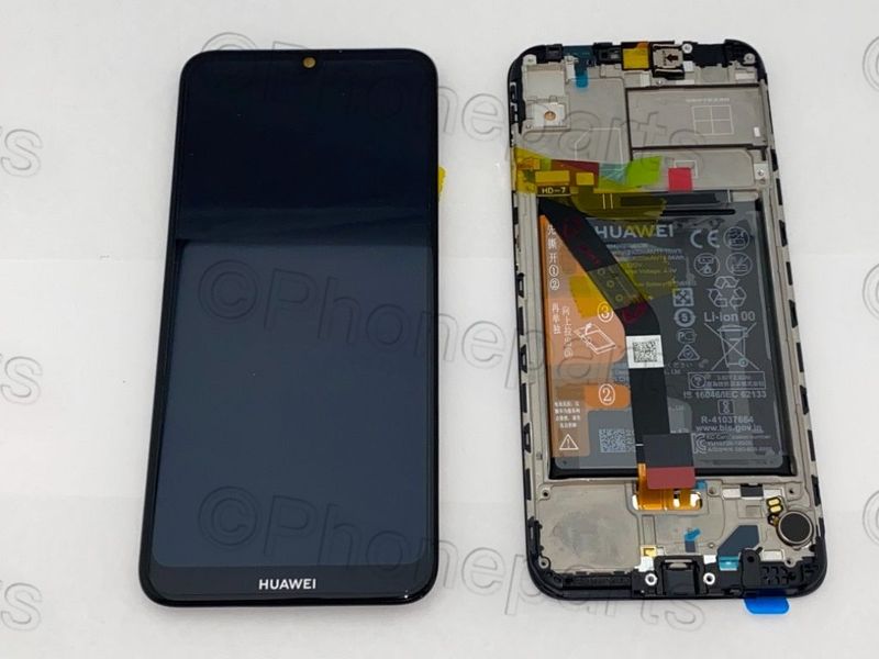 Pantalla Completa Huawei Y6 2019 Negro con Marco