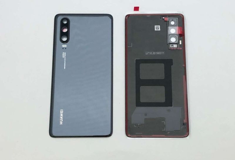 Tapa Batería Original Huawei P30 con Lente Cámara y Flash Negro