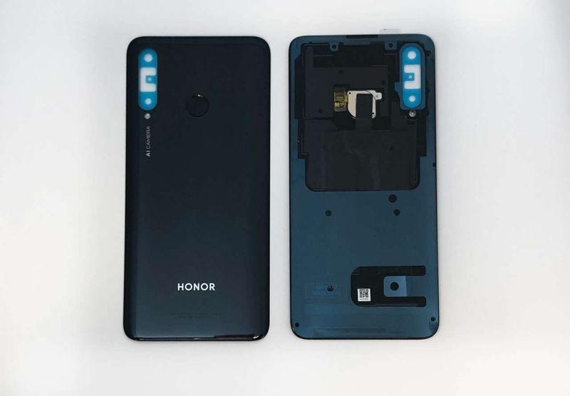 Tapa Batería Huawei Honor20 Lite con Flex Huella y Flash Negro