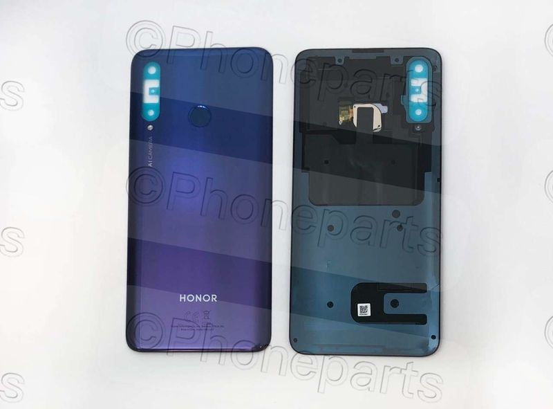 Tapa Batería Huawei Honor20 Lite con Flex Huella y Flash Azul/Lila