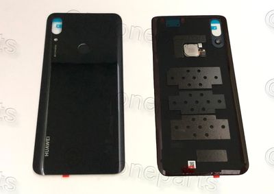 Carcasa Trasera Tapa Bateria con Flex Huella Huawei PSmart Z Negro STK-L21