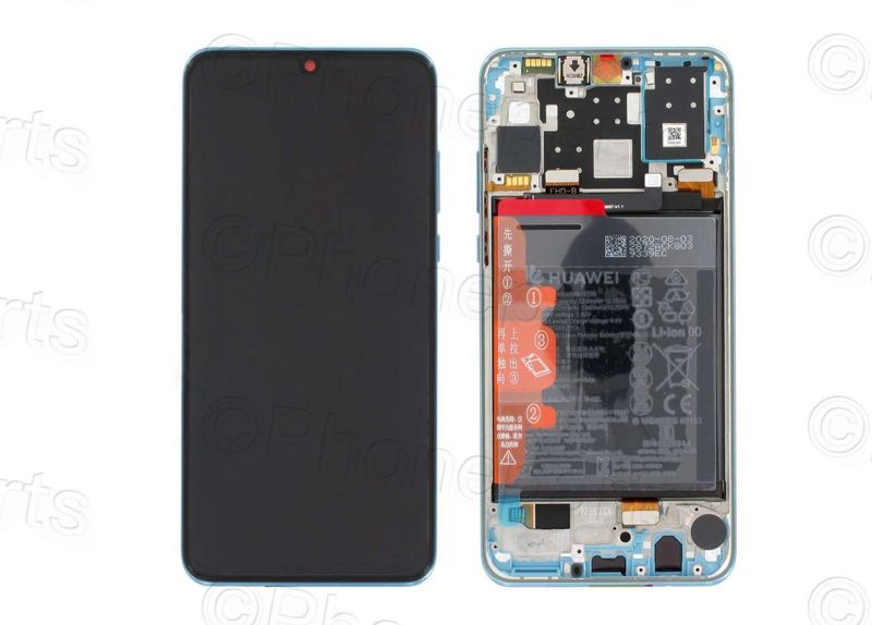 Pantalla Completa + Batería Huawei P30 Lite Breathing Crystal para Cámara trasera de 48MP