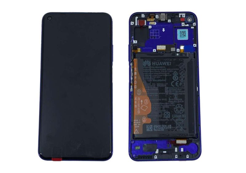 Pantalla Completa Huawei + Batería Huawei Nova 5T, Honor20 Lila