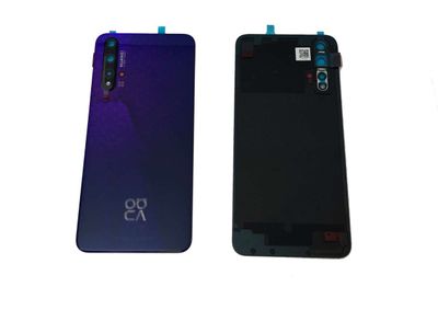 Tapa Batería Original Huawei Nova 5T Lila con Lente de Cámara