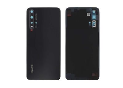Tapa Batería Original Huawei Nova 5T Negro con Lente de Cámara