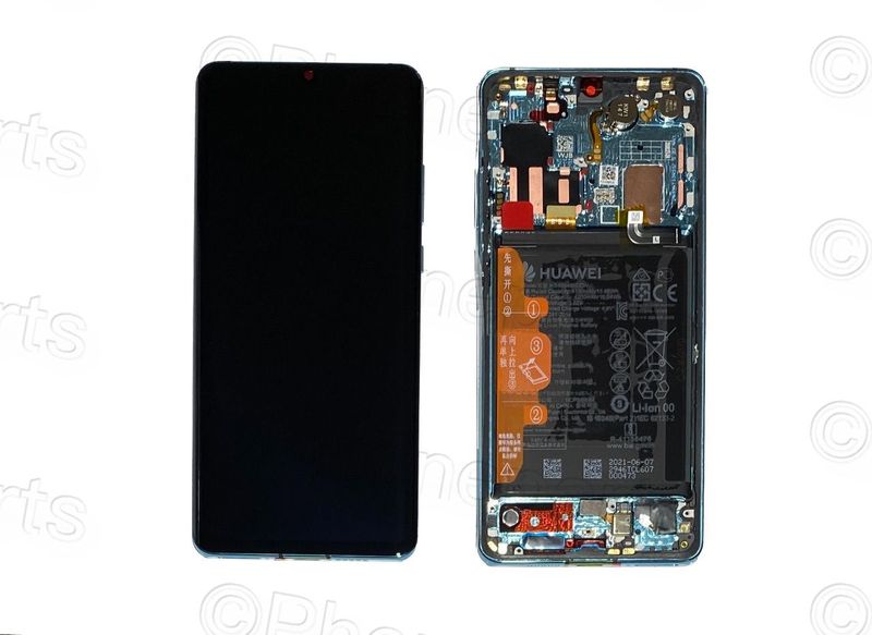 Pantalla SERVICE PACK con Batería Huawei P30 PRO Standard B Azul Aurora