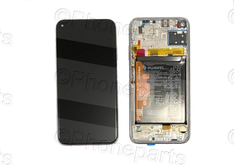 Pantalla Completa + Batería Huawei P40 Lite Plata (Breathing Crystal)