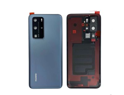 Tapa Batería Huawei P40 Pro Plata Azul (ELS-NX9)