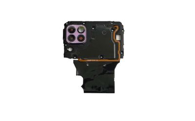 Blindaje Marco + Lente Camara Huawei P40 Lite Rosa