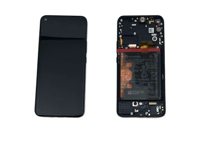 Pantalla Completa + Batería Honor30 Negro con Marco