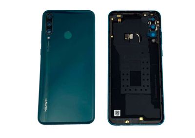 Carcasa Trasera Tapa Batería Huawei Y6p con Lente de Cámara y Huella MED-LX9N Verde Esmeralda