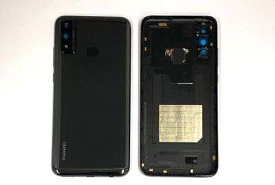 Carcasa Trasera Tapa Batería Huawei PSmart 2020 (Pot-L41B) con Sensor Huella Negro
