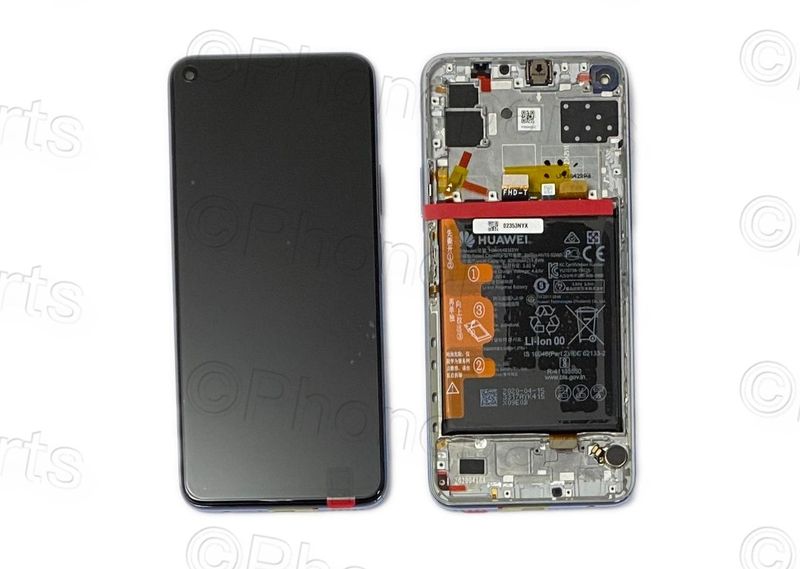 Pantalla Completa + Batería Huawei P40 Lite 5G Plata