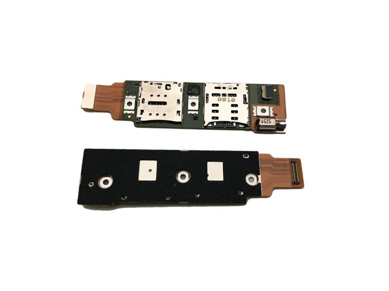 Placa con Conector Lector SIM y Tarjeta de Memoria con Vibrador Huawei MediaPad M2 10” D2M2-A01L